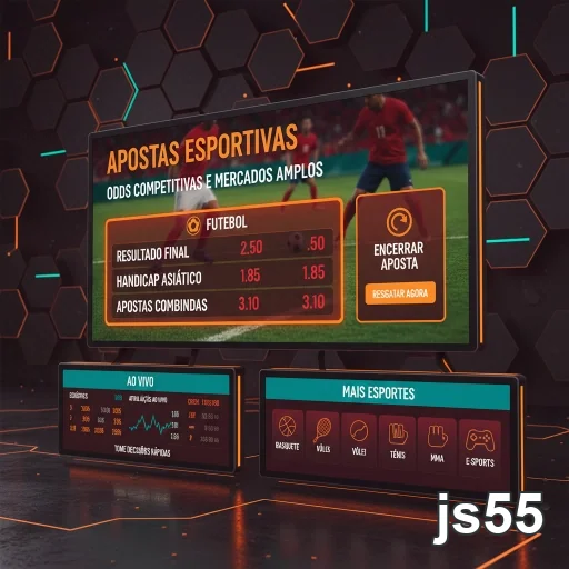 Ilustração de Aproveite Slots Rápidos e Seguros na js55